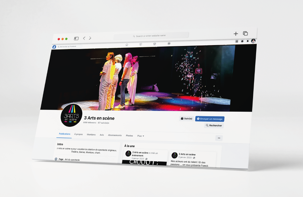 Page facebook