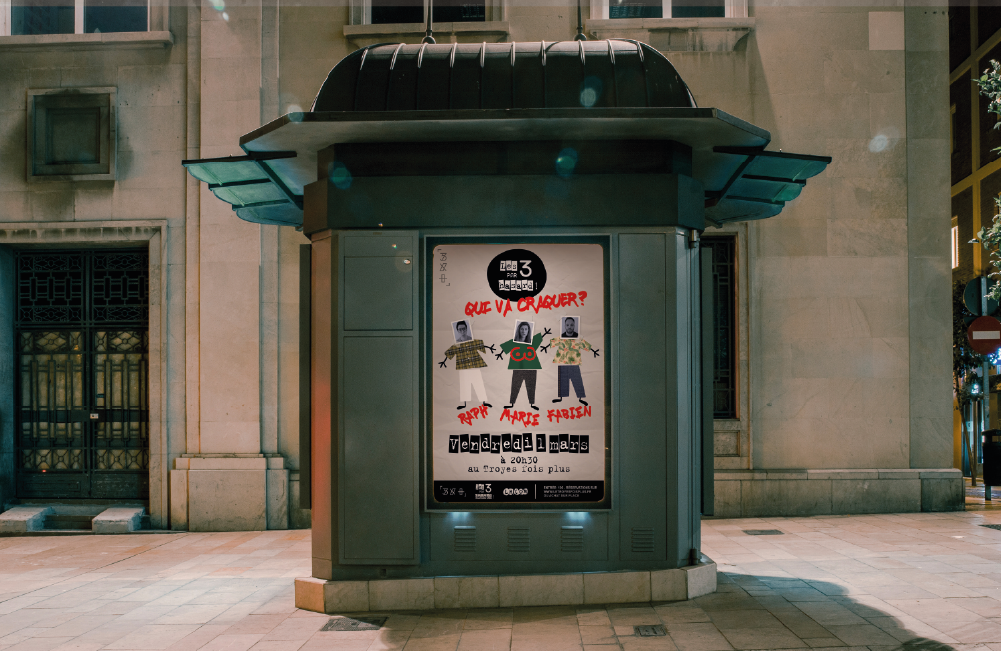 Affiche dans un kiosque