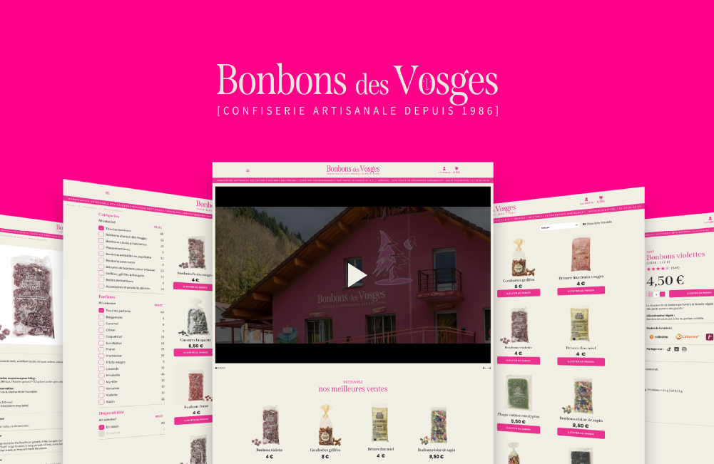 Mockup site e-commerce