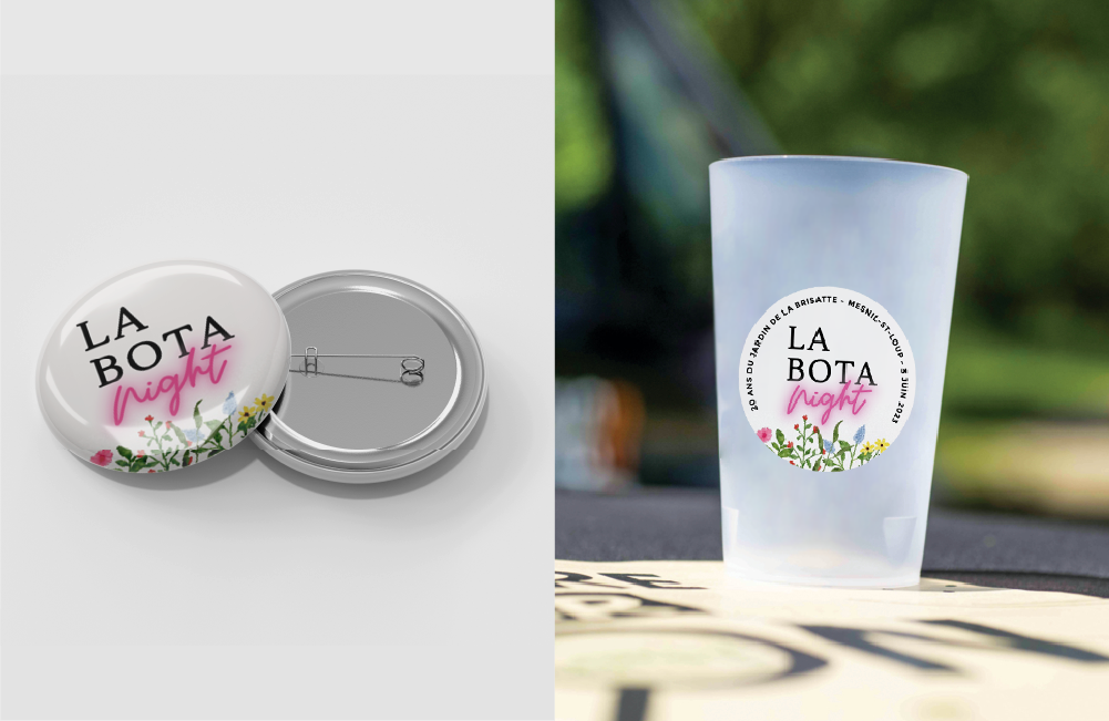 Badges et eco-cups